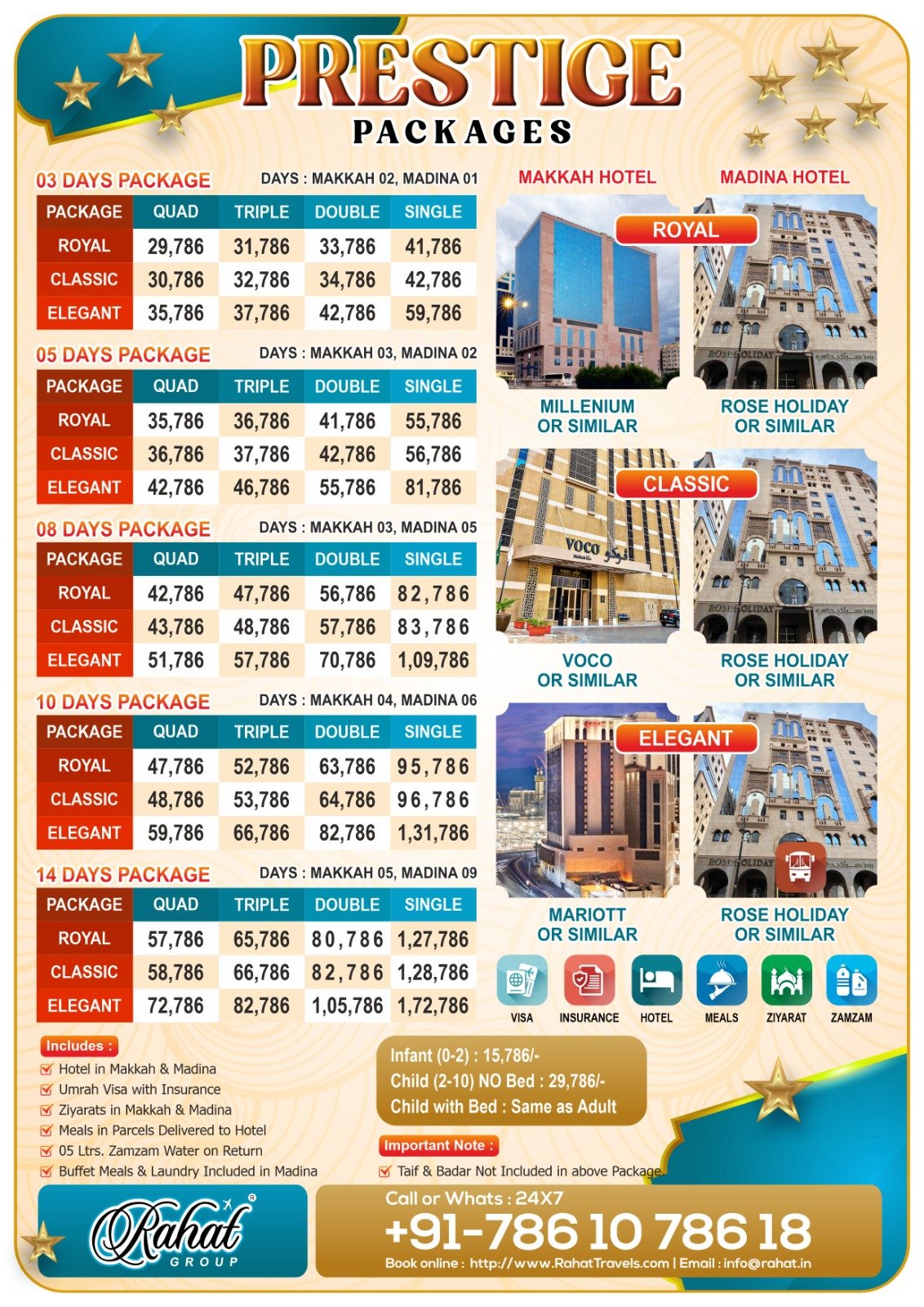 Prestige Umrah Land Package