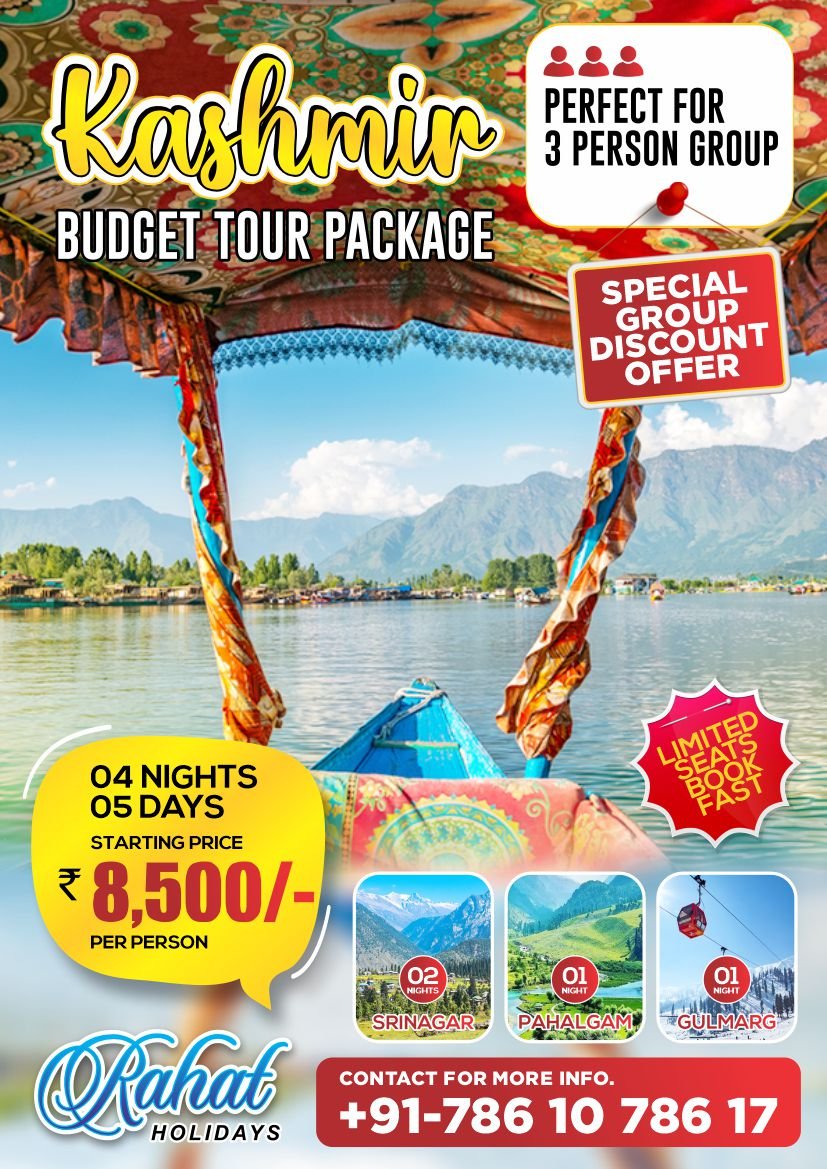 4 Nights 5 Days, Kashmir Package